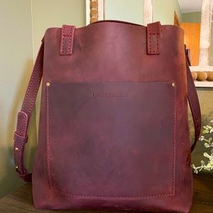 Portland Leather Goods Classic Crossbody Tote